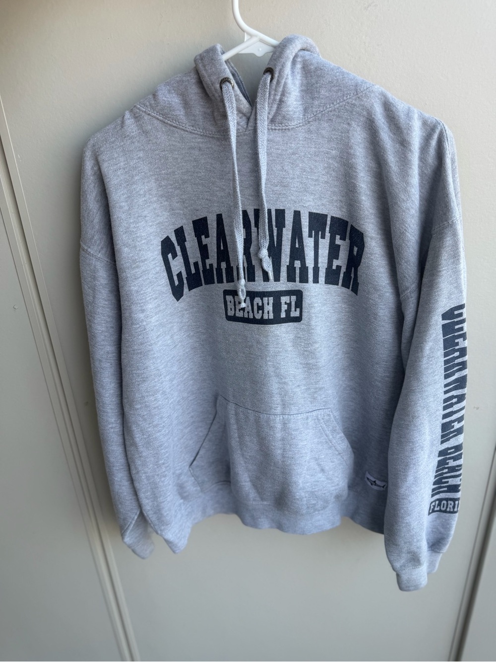 Clearwater Beach FL Grey Hoodie Size M